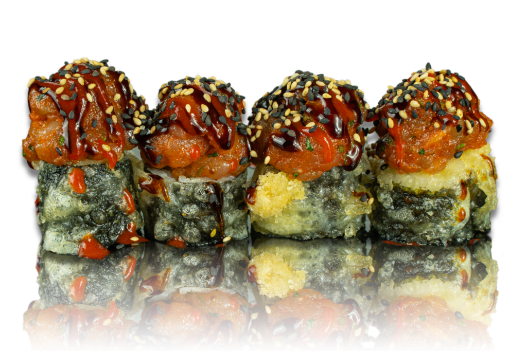 Gebratene Tempura rolls Fusion Sushi King