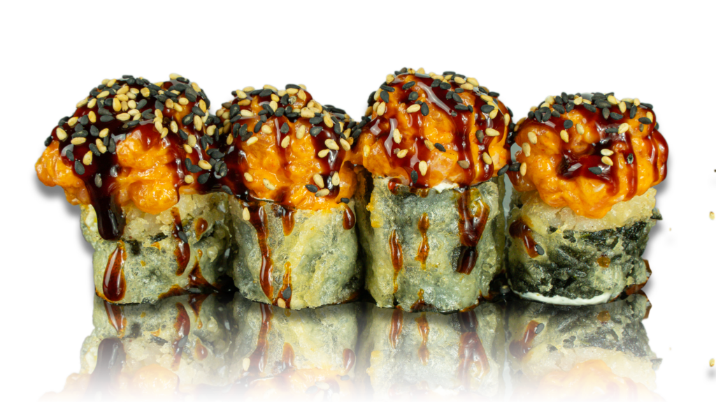 Gebratene Tempura rolls Fusion Sushi King