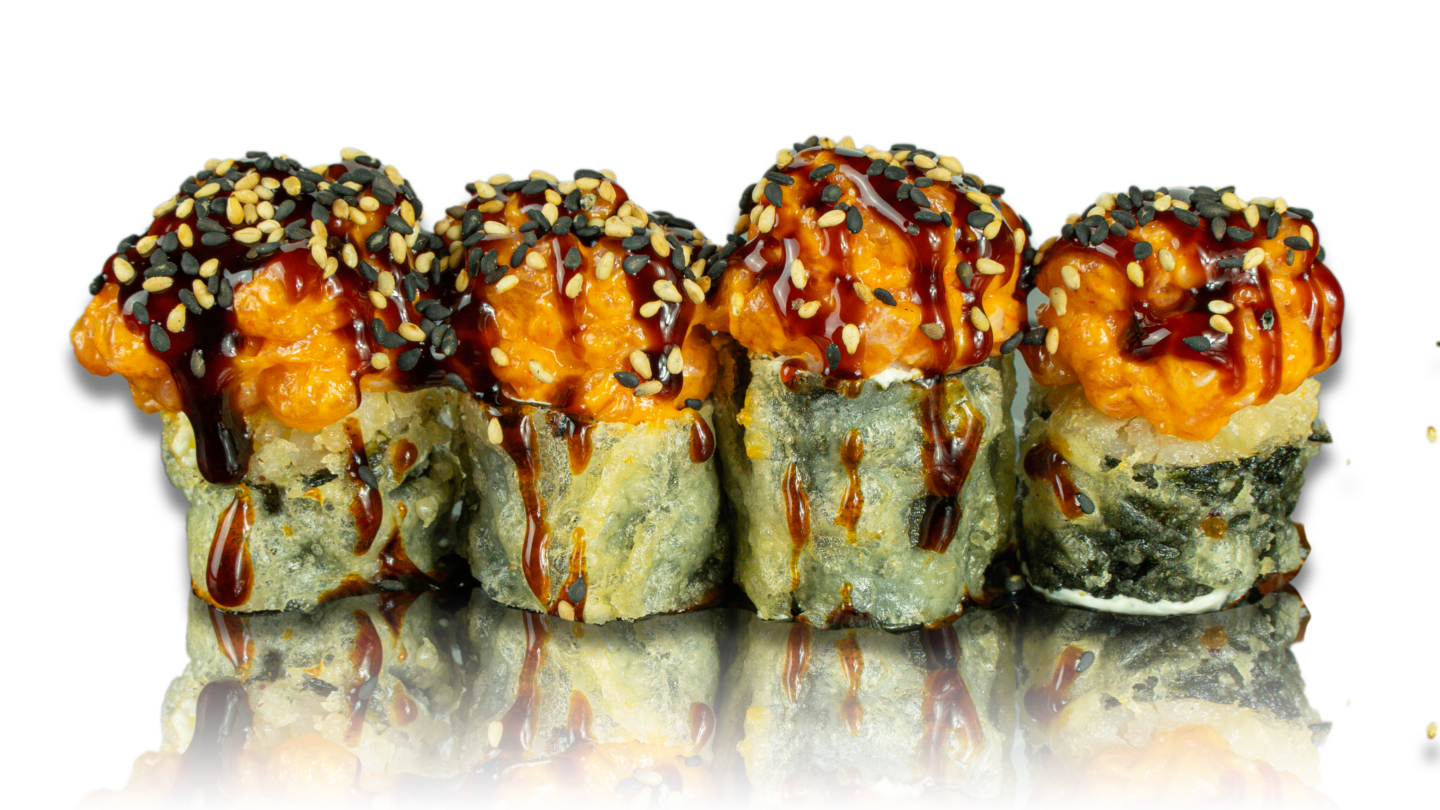 Gebratene Tempura rolls Fusion Sushi King