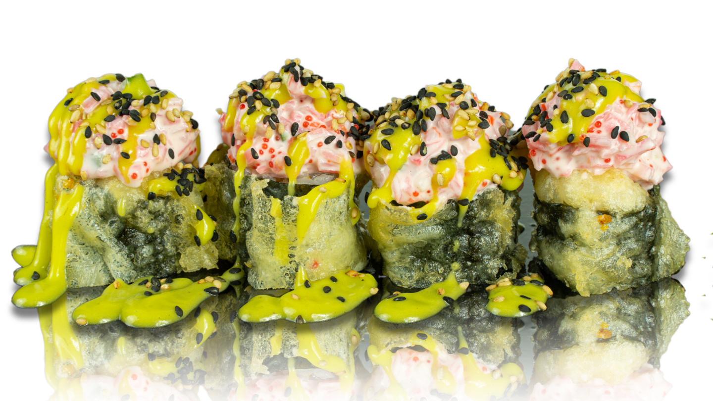 Gebratene Tempura rolls Fusion Sushi King